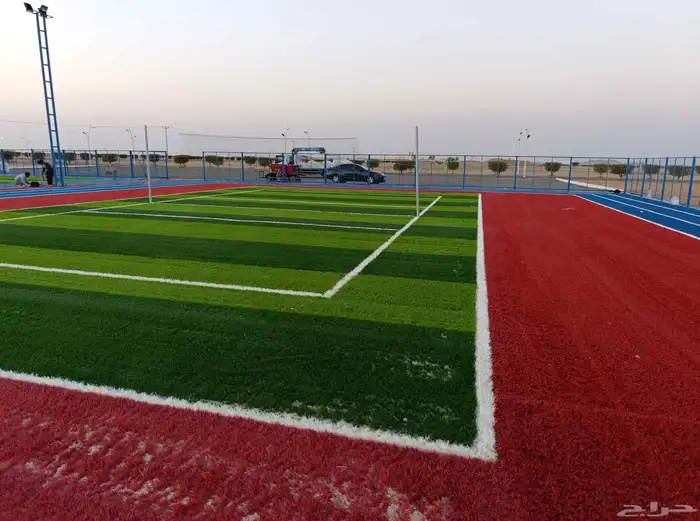 انشاء ملاعب  ملاعب عشب طبيعي وصناعي جميع انواع تيل الملاعب 2