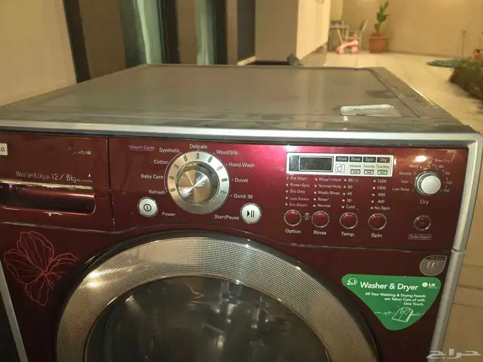 غسالة lg wd-1255ERD مستعملة 15 سنة تشتغل ماعدا وقت التعصير 2