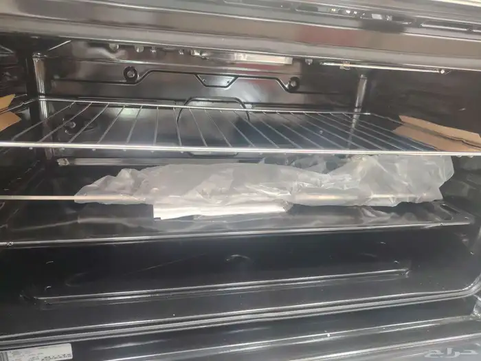 فرن غاز فريجيدير 60 90 سم 5 عيون سيلفر بواجهة استيل ستوك 3