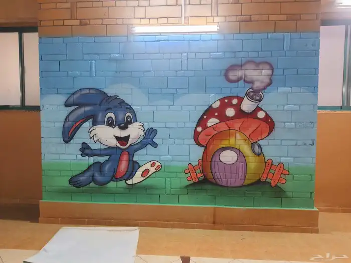 رسم جداري وارضيات ايبوكسى 5