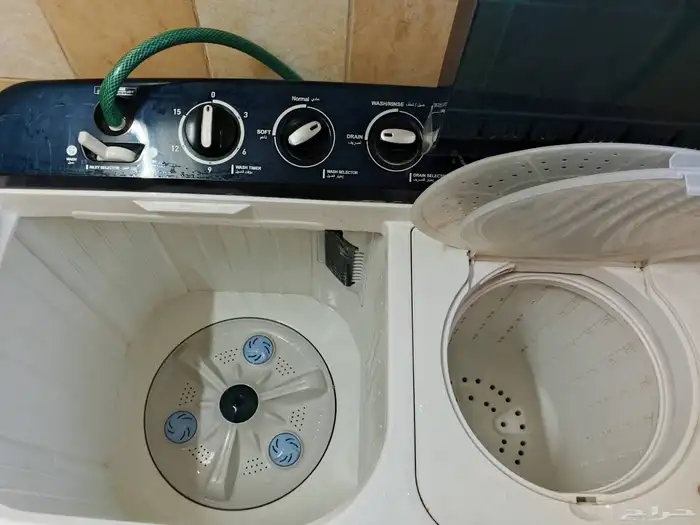 غساله حوضين كبيرة 18 كيلو 1