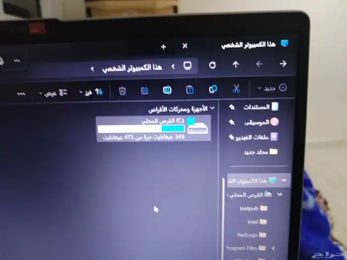 لابتوب Lenovo وندوز 11 معالج انتل كور i7 مساحة التخزين 475 3
