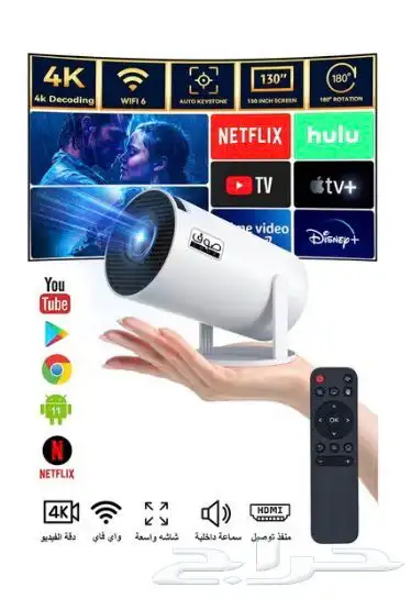 بروجيكتر حلو واستعمال خفيف فيه كل شي بس نتفلكس ماعرفت اشغله 0