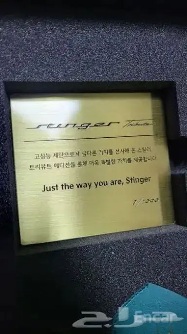 كيا ستينجر ماستر 3.3 توربو GT إصدار تريبيوت 11