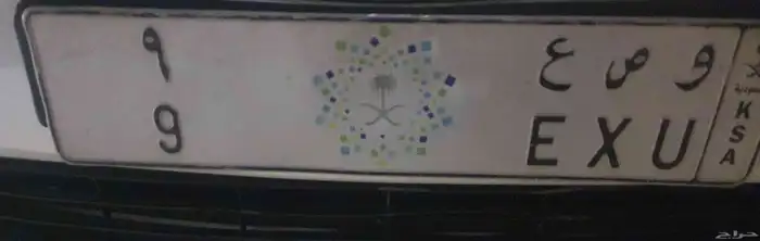 لوحة فردية مميزة طويلة وعليها شعار الرؤيا للبيع و ص ع 9 0