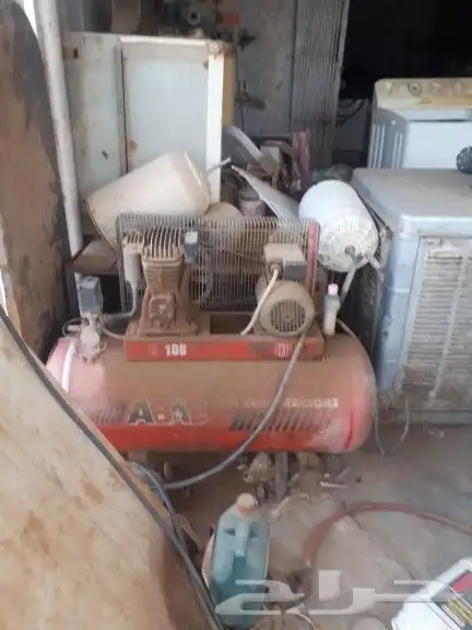 (مكبس  ماكينه قص مفاتيح ماطور هواء مسن مواصير سباكه )للبيع 3