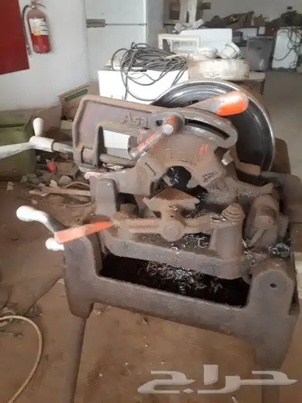 (مكبس  ماكينه قص مفاتيح ماطور هواء مسن مواصير سباكه )للبيع 2