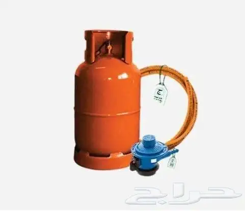 اسطوانة غاز مع منظم بحي النور الدمام 0