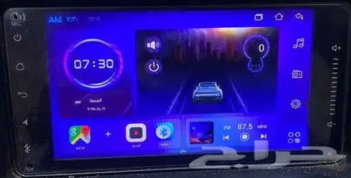 شاشه اندرويد جديده تركب علي اغلب السيارات 7انش 0