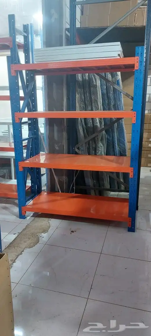 رفوف تخزين مستودعات 0
