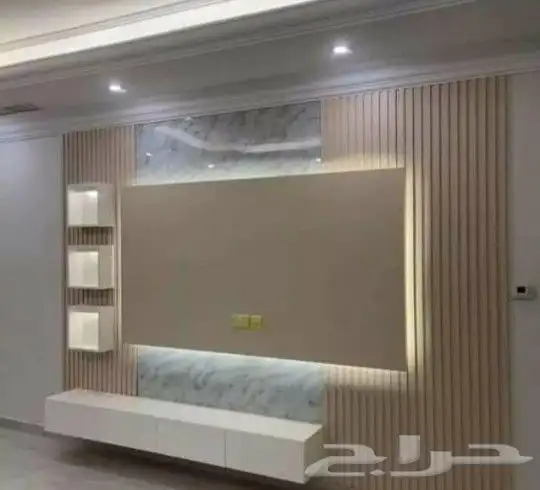 ديكورات منزليه شيبورد ورق جدران ديكورات خشبيه 1