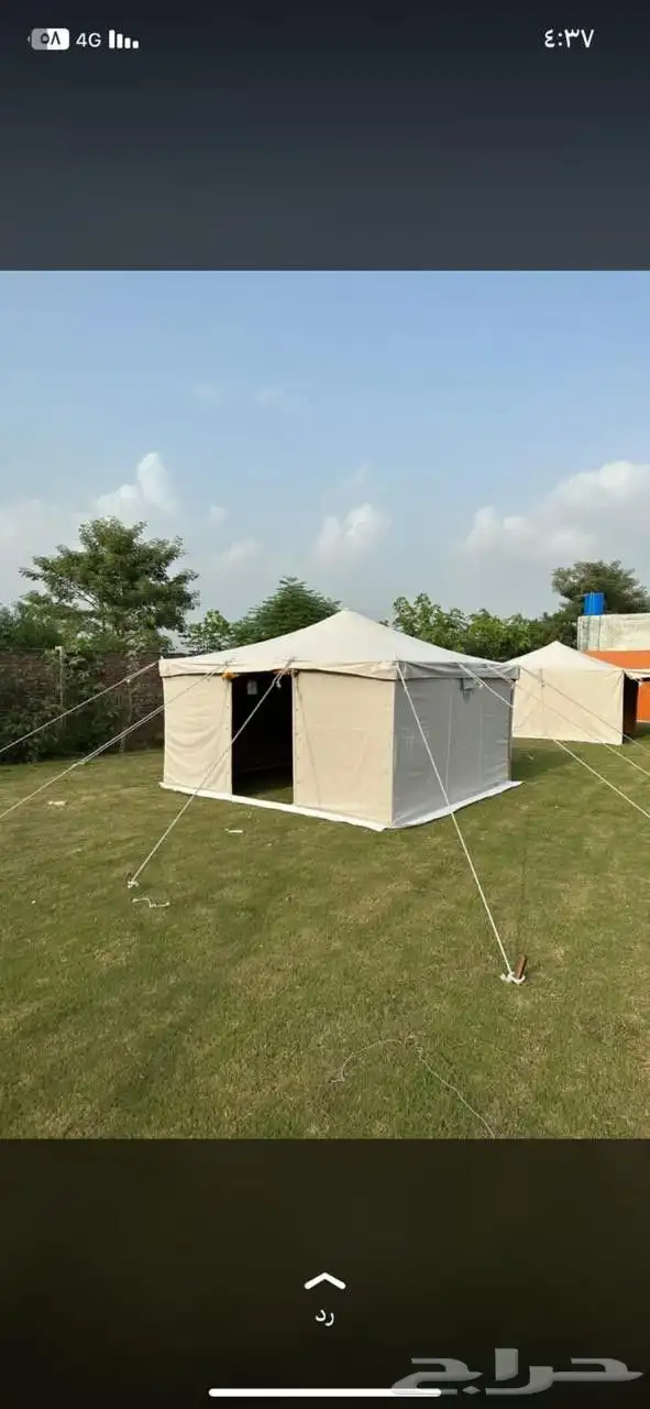 يوجد لدينة جميع انواع بيوت الشعر والخيام 8