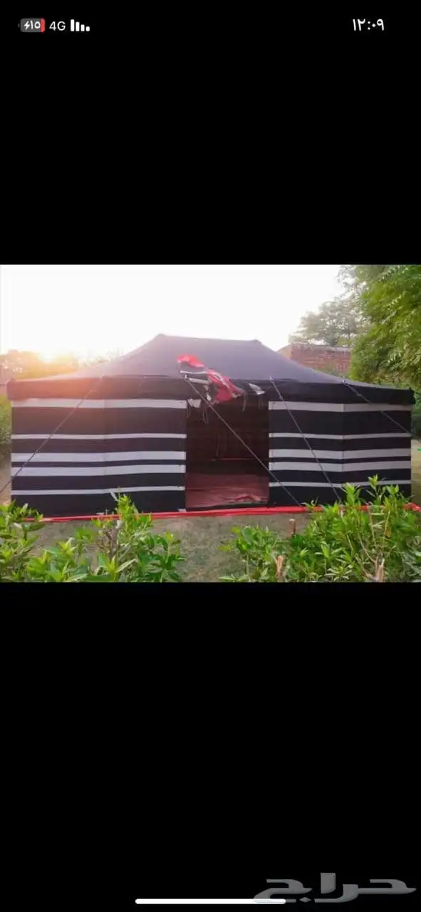 يوجد لدينة جميع انواع بيوت الشعر والخيام 7