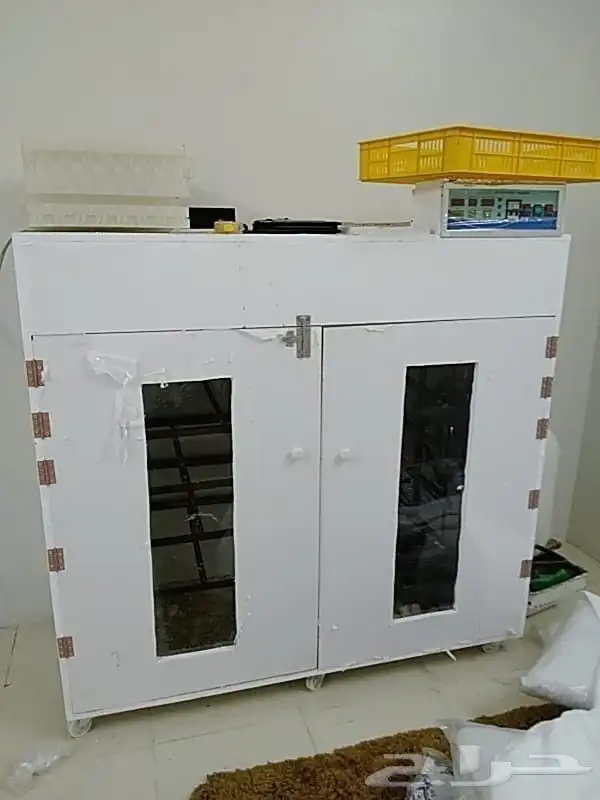 فقاسه فل اوتوماتيك تشيل 1320 بيضه شبه الجديده استخدام اقل م. 2