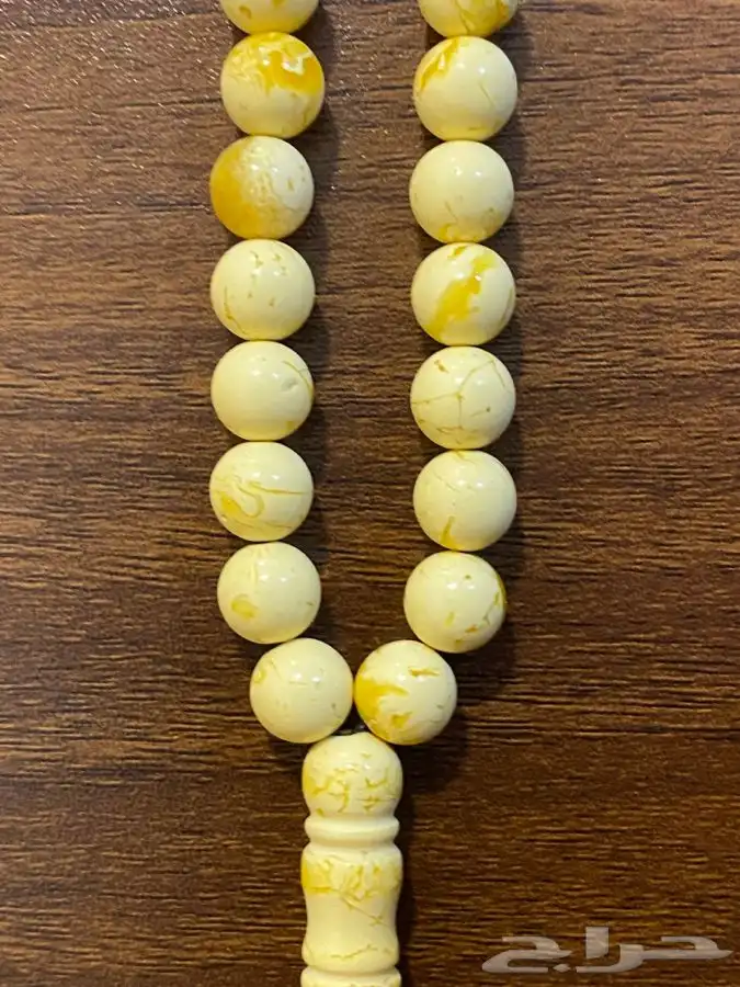 مسباح تراب كهرمان فواااح 66خرزة 2