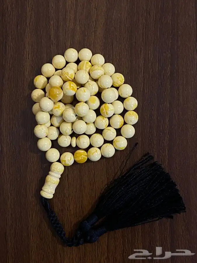 مسباح تراب كهرمان فواااح 66خرزة 0