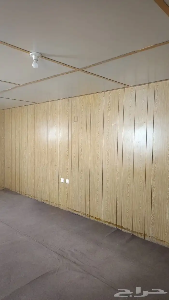 للبيع غرفة بركس متنقلة جاهزة برتبل مع دورة مياه و مطبخ 4 8 9