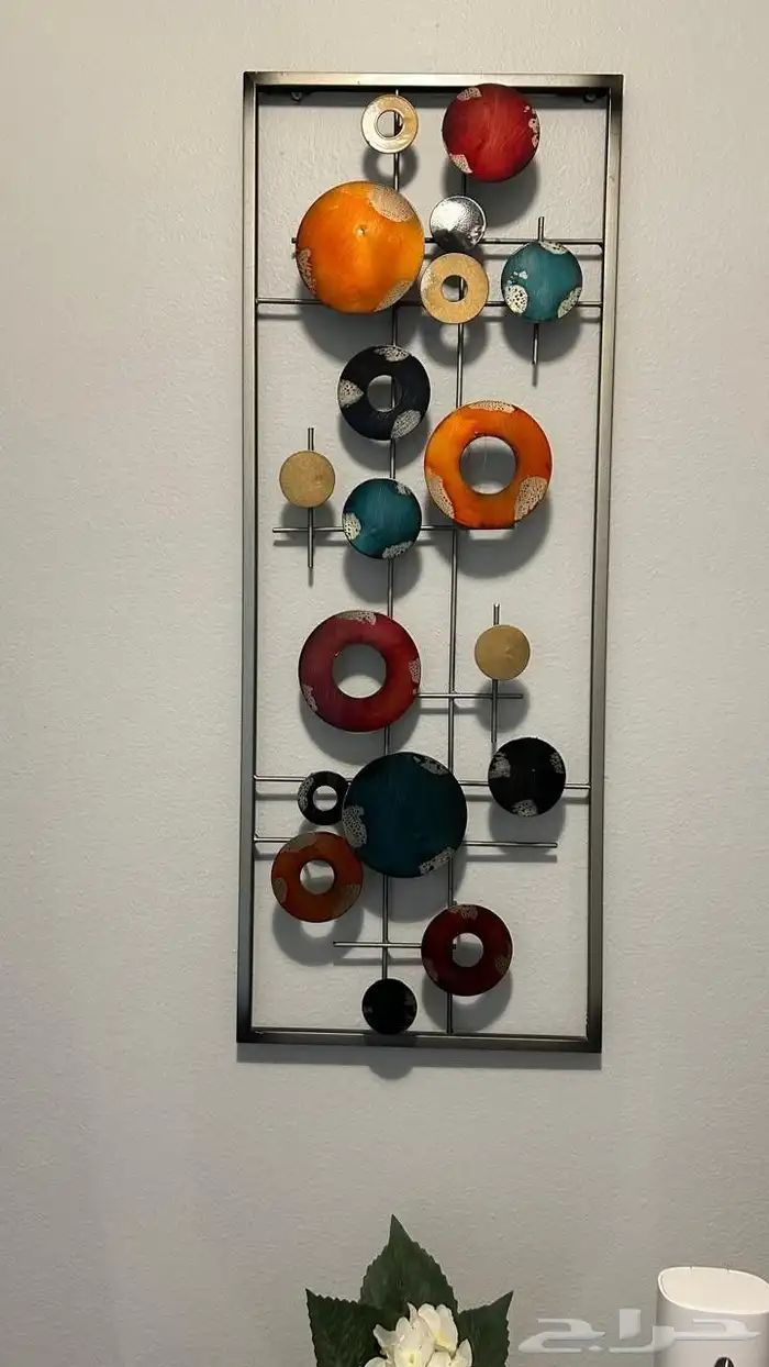 لوحة الدونات الفنية Dount wind metal 3