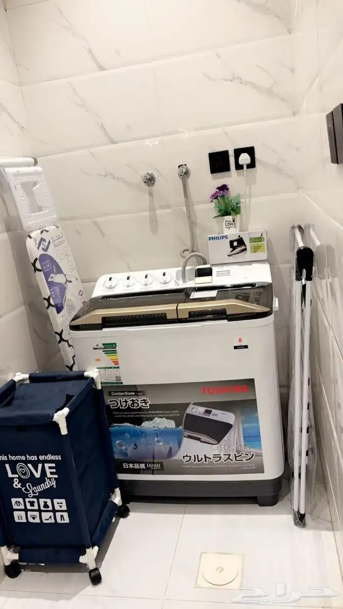 شقة مؤثثة vip للايجار غرفتين وصالة ومطبخ وسطح 6