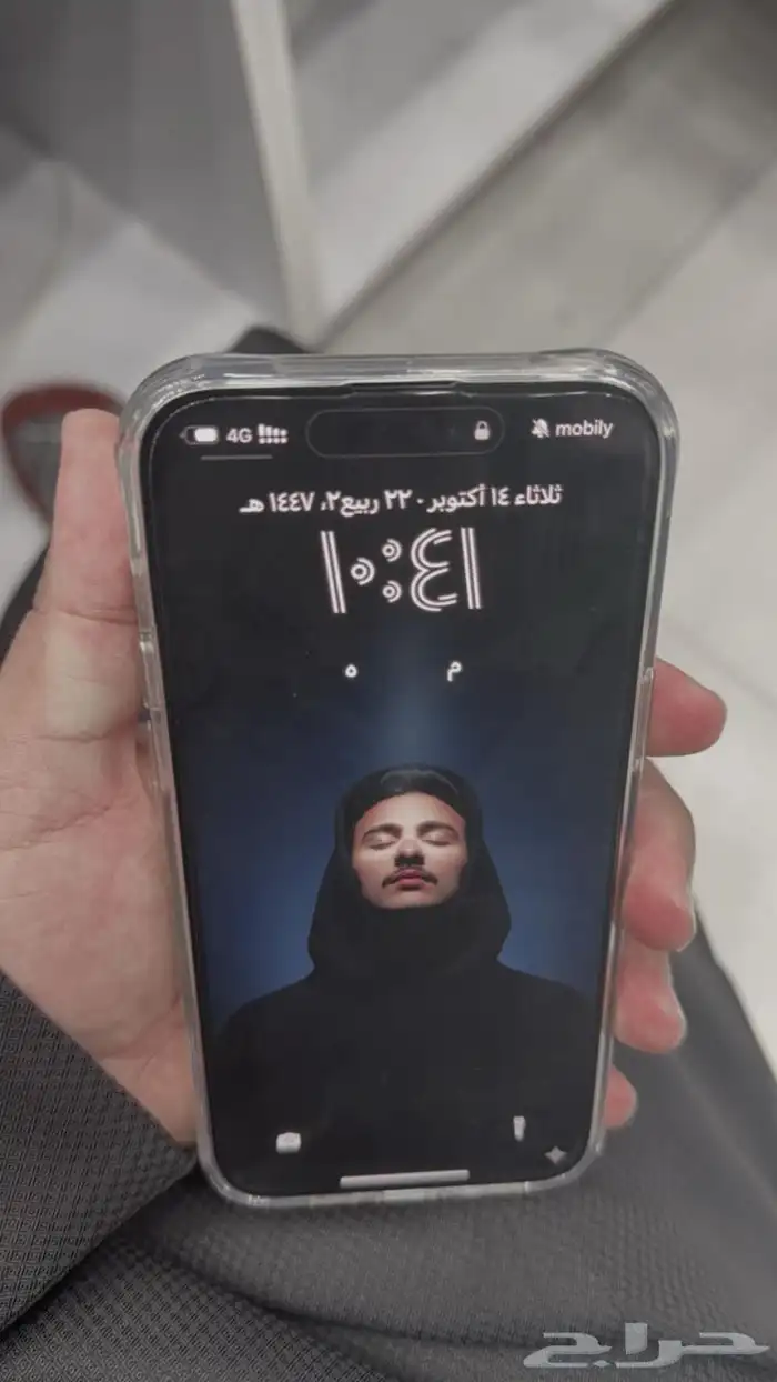 ايفون 15 برو ماكس 256 تيتانيوم نظيف بلمعته اعلى سومه 0