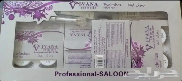 رموش Ivana شعر طبيعي مع صمغ الرموش للبيع 2