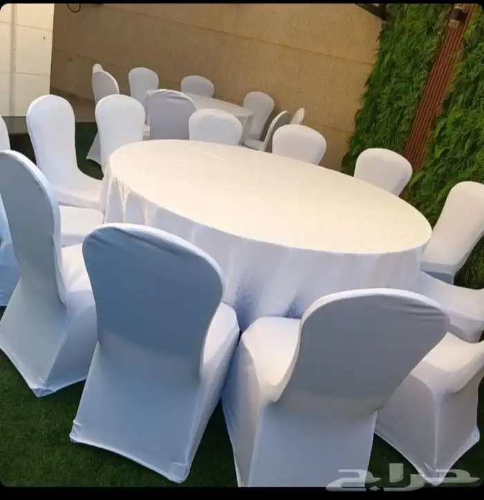 كراسي طاولات كراسي شفافه طاولات قزاز دائري 1