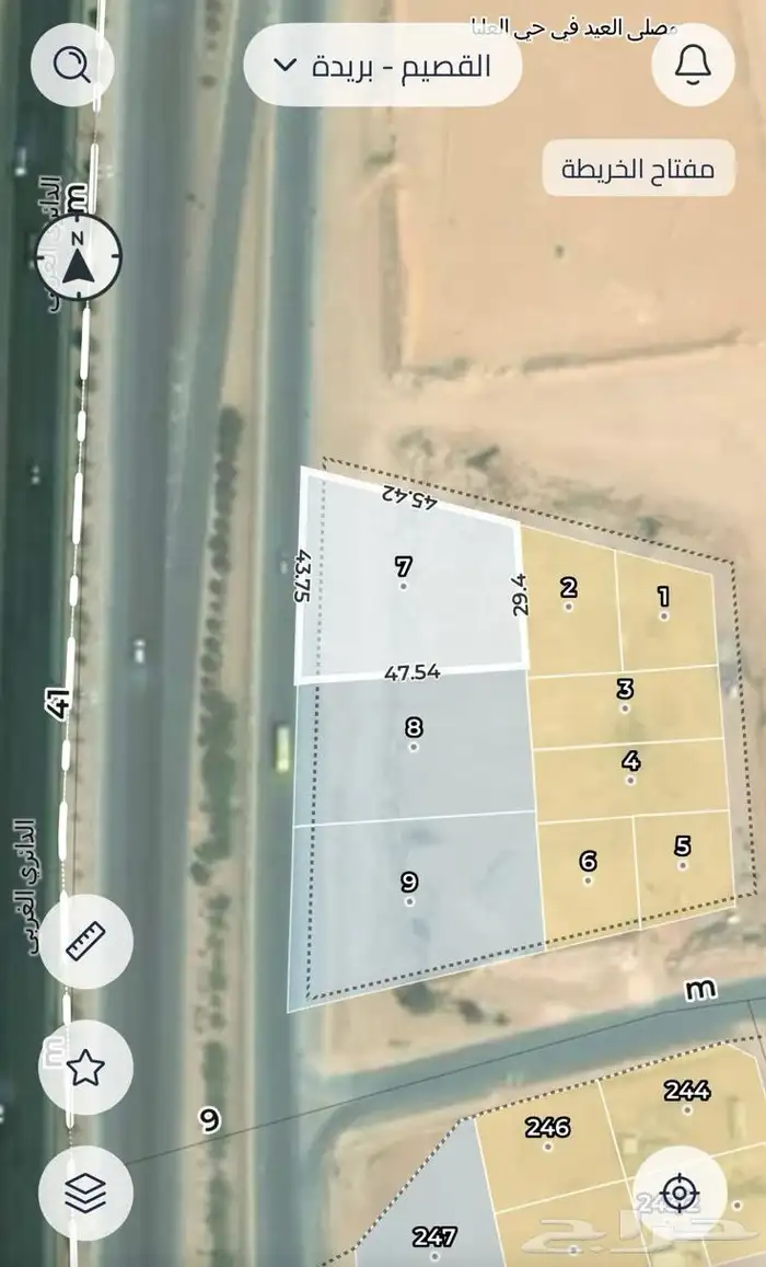 للبيع ارضي تجارية على الدائري ببريدة 0