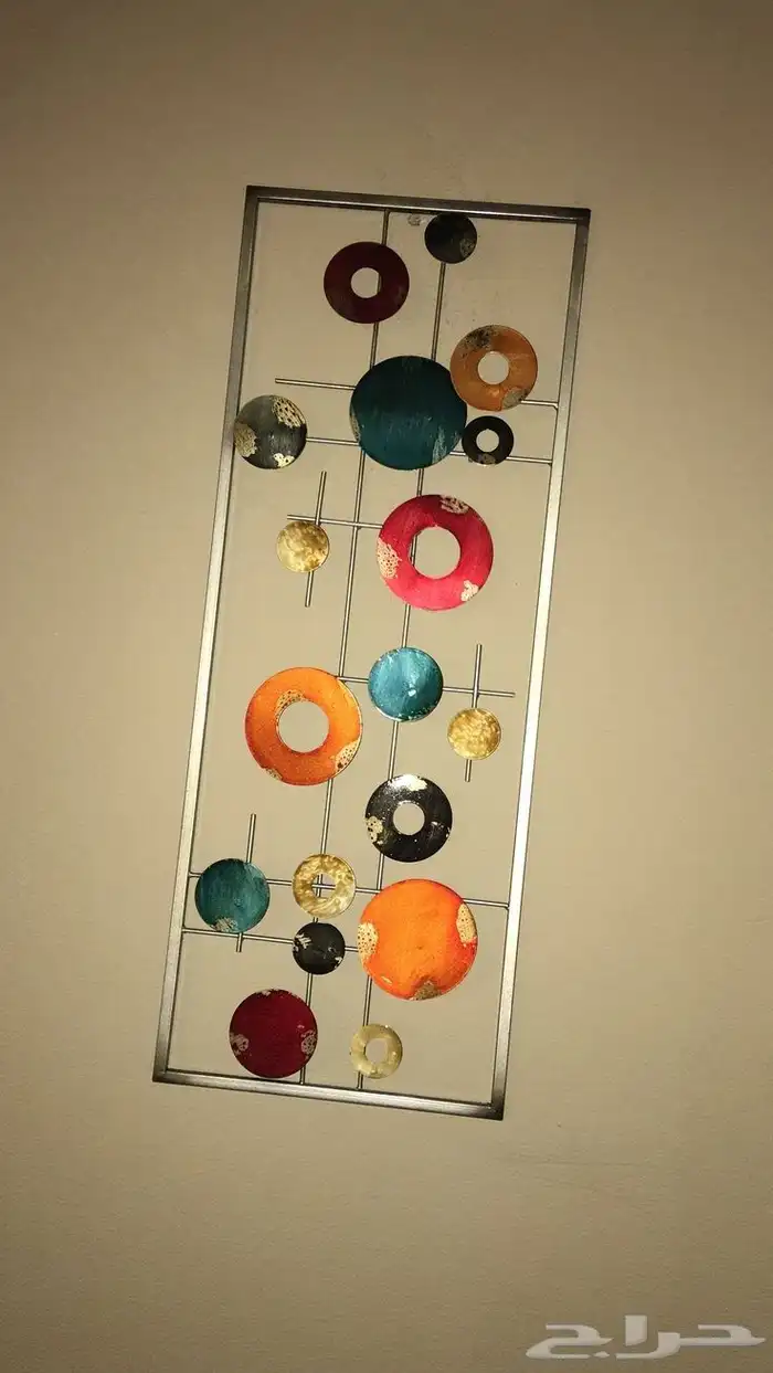 لوحة الدونات الفنية Dount wind metal 4