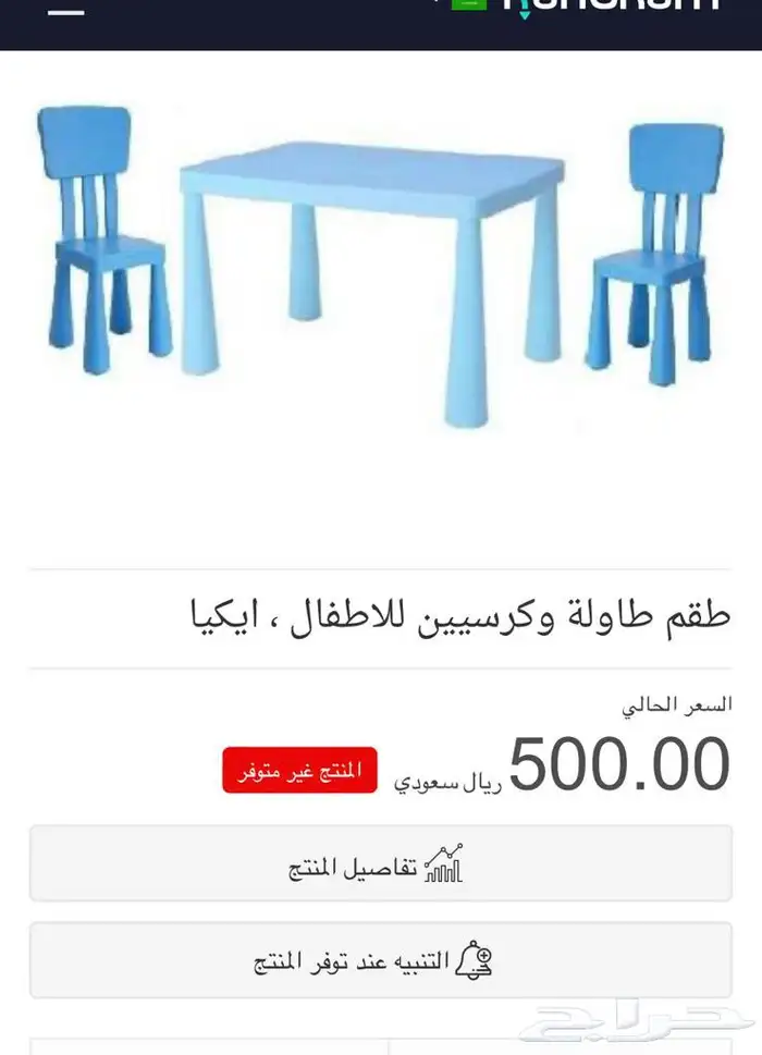 طاولة اطفال ايكيا 2