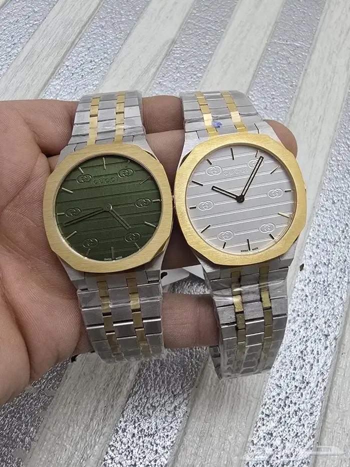 ساعات قوتشي رجاليه طبق الاصل 0