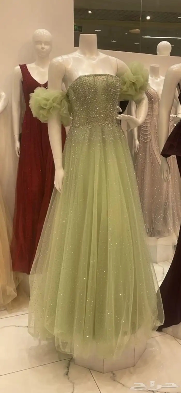 فستان نسائي لبسة واحدة فقط 0