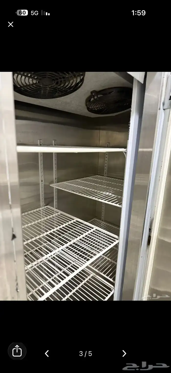 ثلاجه 3 ابوب ستيل للبيع 4