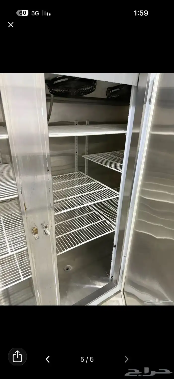 ثلاجه 3 ابوب ستيل للبيع 2