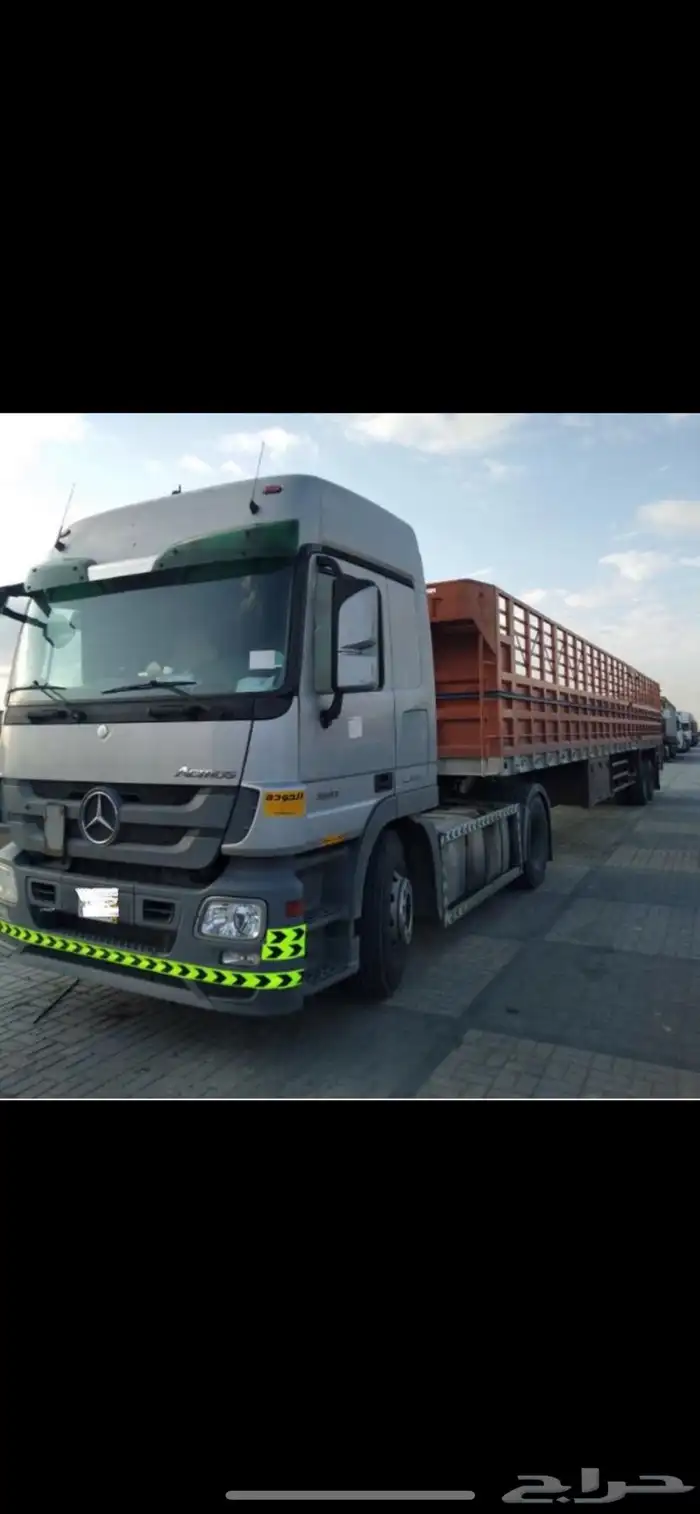 تريله جوانب عالي 16 متر بالمشوار توصيل 0