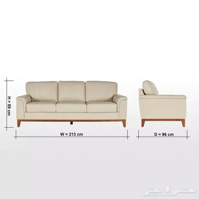 تصفيه اكثر من 75 بالميه كنبه ثلاثيه جلد فااخر جديد هوم سنتر 8