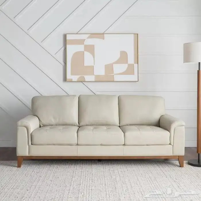 تصفيه اكثر من 75 بالميه كنبه ثلاثيه جلد فااخر جديد هوم سنتر 2