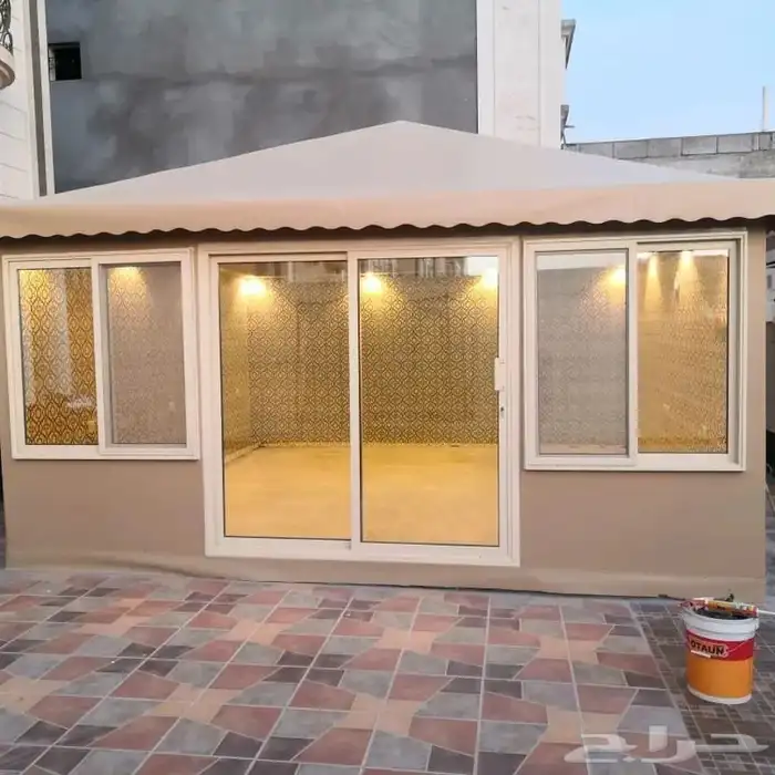 مظلات سواتر جلسات خيام قرميد مستودعات سندويش بنل ترميم غرفه 8