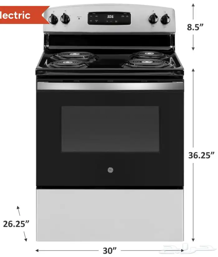 فرن كهربائي جنرال إلكتريك GE شبه جديد 3