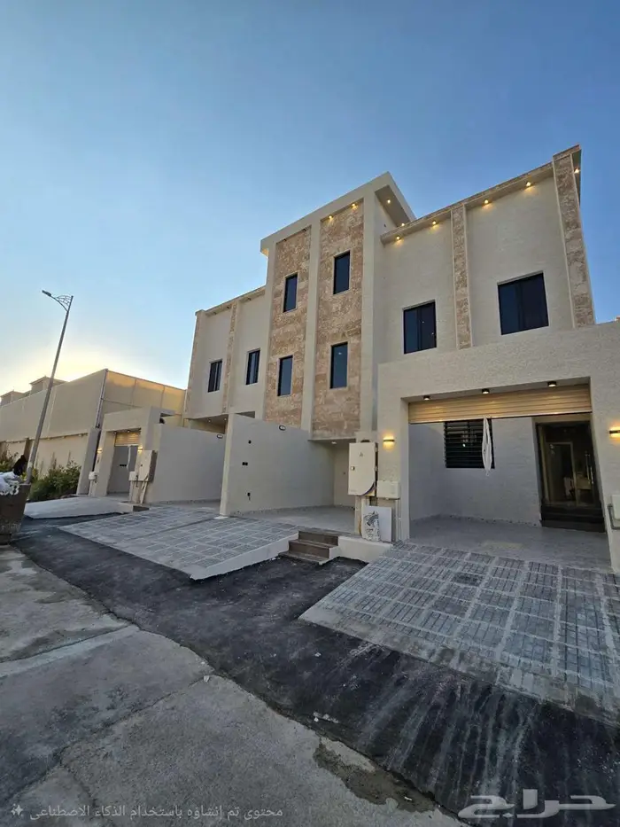 للبيع شقه ارضي 6غرف VIP حوش ومدخل سياره مطبخ جاهز احد رفيده 1