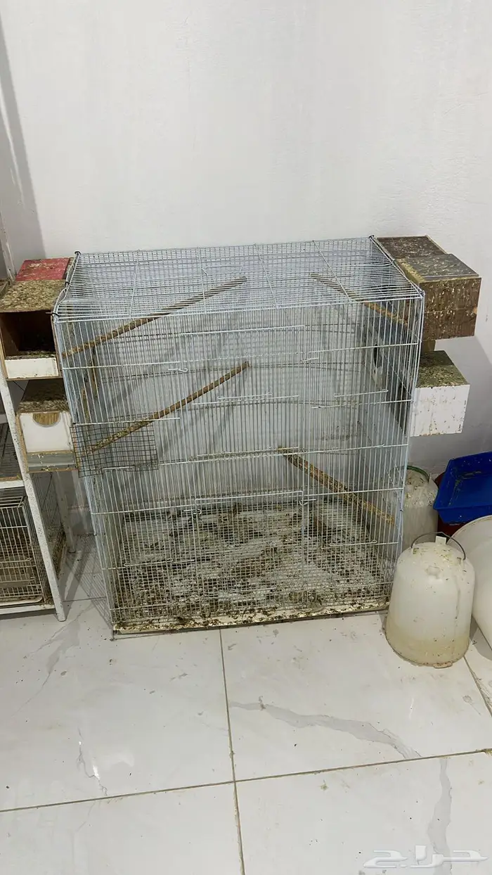 بيع مسلتزمات طيور واقفاص وبياضات مستخدمه 3