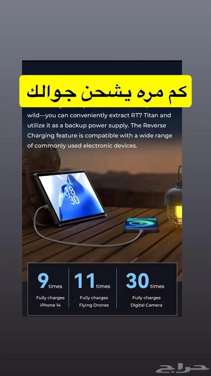 افضل ايباد تابلت 5G بالعالم 5G يصلح للبر والمخيمات 0