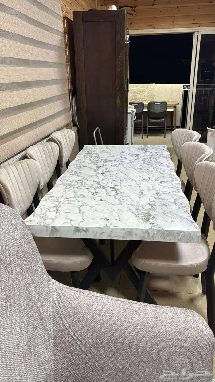 طاولات طعام 6 كراسي متوفر كمية عرض خاص 1