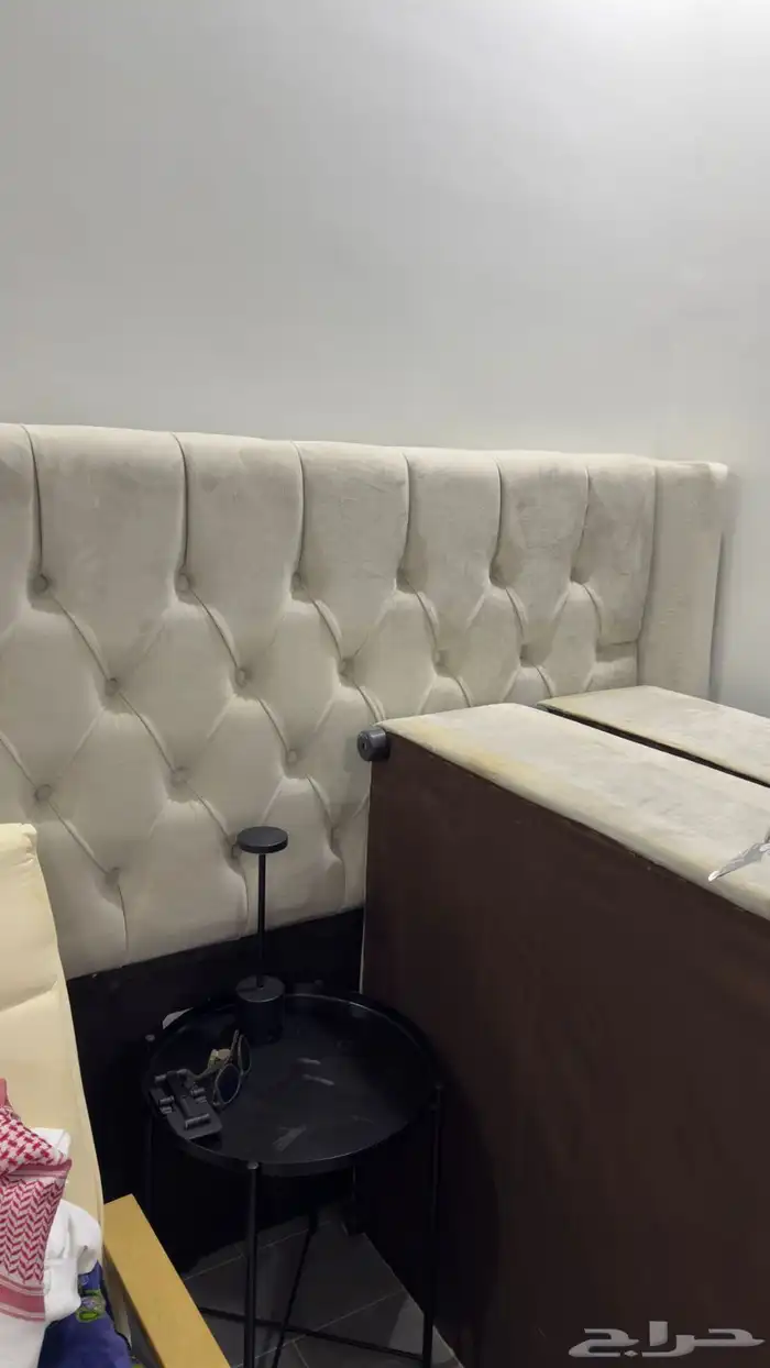 سرير نفرين بمرتبة ودولاب وطاولات وصندوق تخزين 0