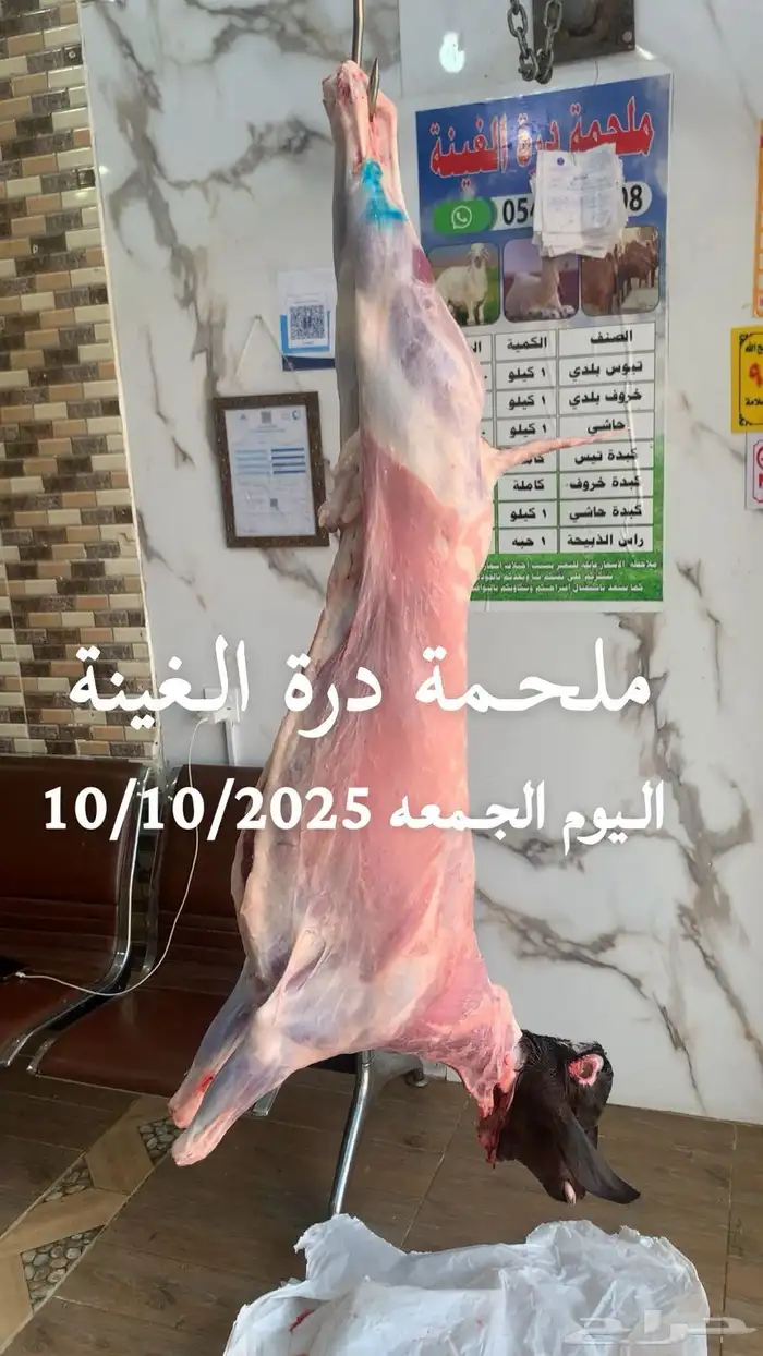 طلب جزار في ملحمة ويكون لديه كرت صحي واقامه ساريه 0