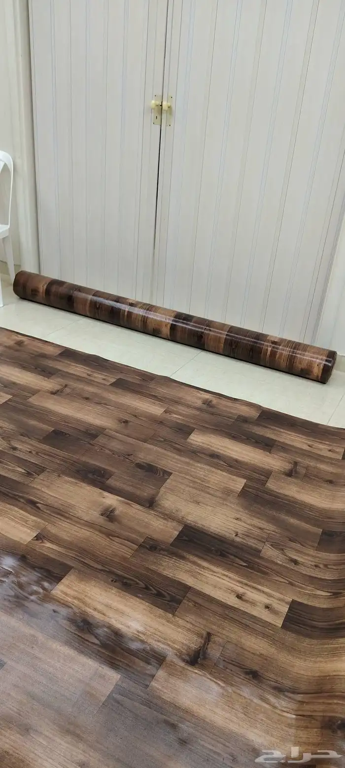 مشمع ارضيات خشب بديل الباركيه رول كامل 0