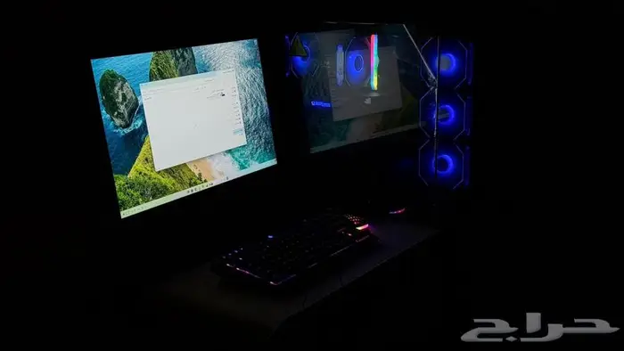 PC بيسي جيمينج قوي جدا بكامل ملحقاته وشاشة كرت 4060TI 4