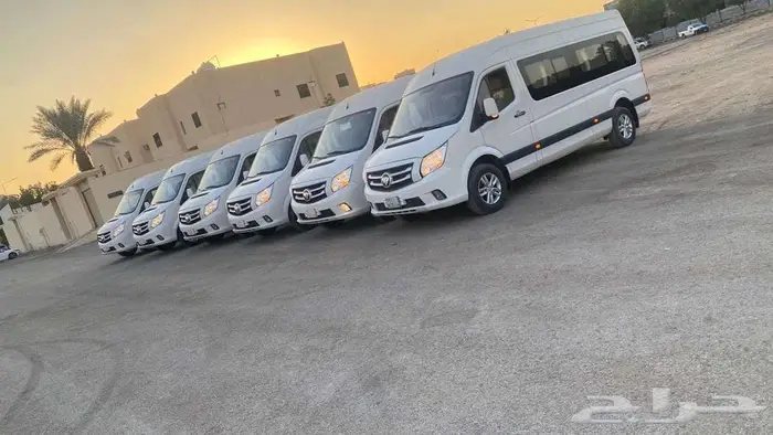 باصات فوتون 18 راكب اصفار للايجار شامل السائق والوقود 0