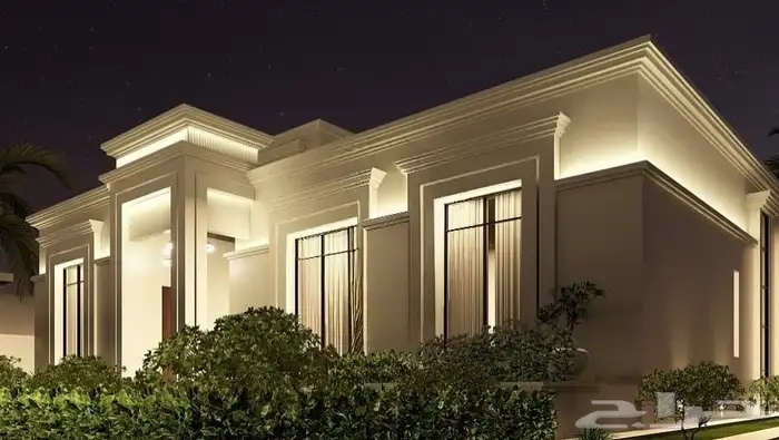 تصميم واجهات فلل ومنازل مودرن وكلاسيك بأسعار مميزة 1