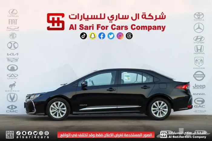 تويوتا كورلا XLI جنوط محرك 2.0 2025 اقساط بنوك وشركات 13