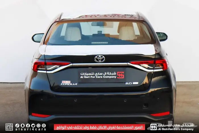 تويوتا كورلا XLI جنوط محرك 2.0 2025 اقساط بنوك وشركات 15